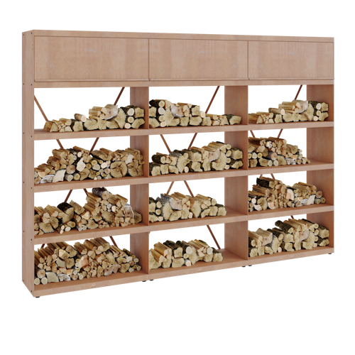 OFYR Holzregal Wood Storage Corten 300