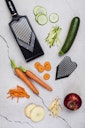 Vorschaubild Microplane V-Hobel mit Julienne Einsatz SPECIALTY Schwarz