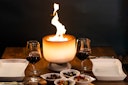Vorschaubild QFlame Feuerschale Set Table Concrete Ø 20 cm