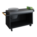 Vorschaubild OFYR Kamado Table Black 135 PRO Concrete BGE