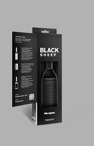 Microplane Reibe Grob BLACK SHEEP Black Steel
