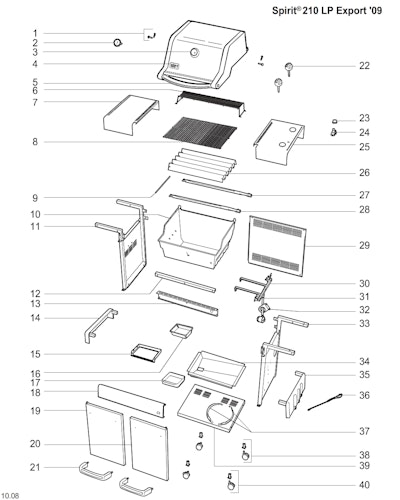 Weber Spirit E-210 LP Blk Premium (DE/AT) Weber Spirit E-210 LP Blk Premium (DE/AT)