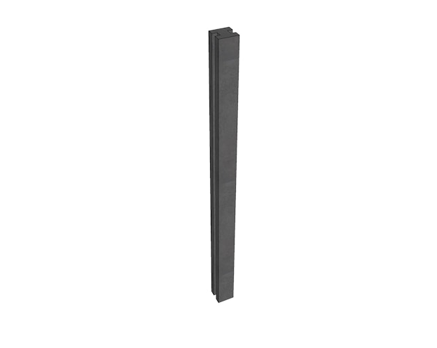 WWOO Beton-Mittelpfosten, anthrazit 275x11,5x11,5 cm