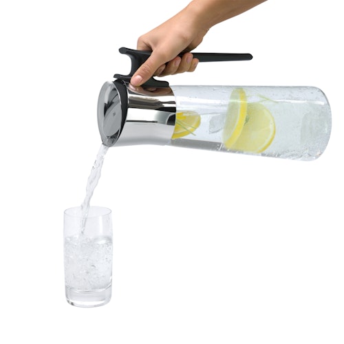 WMF Wasserkaraffe mit Griff 1,5 l schwarz Basic