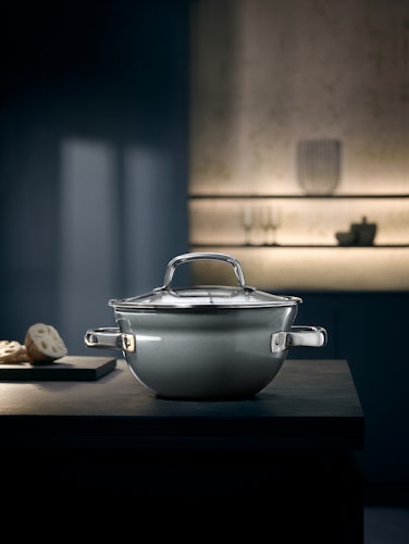 WMF Kochschüssel Fusiontec Mineral 20 cm Platinum