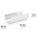 Vorschaubild Baguetteblech für Petromax Kastenformen