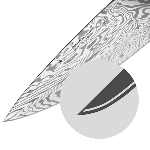 WMF Kochmesser Chef`s Edition Damasteel, Länge 32 cm, Klingenlänge 20 cm