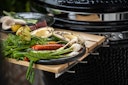 Vorschaubild Yakiniku Kamado Keramikgrill XLARGE Set inkl. Gestell + Rollen + Seitentische