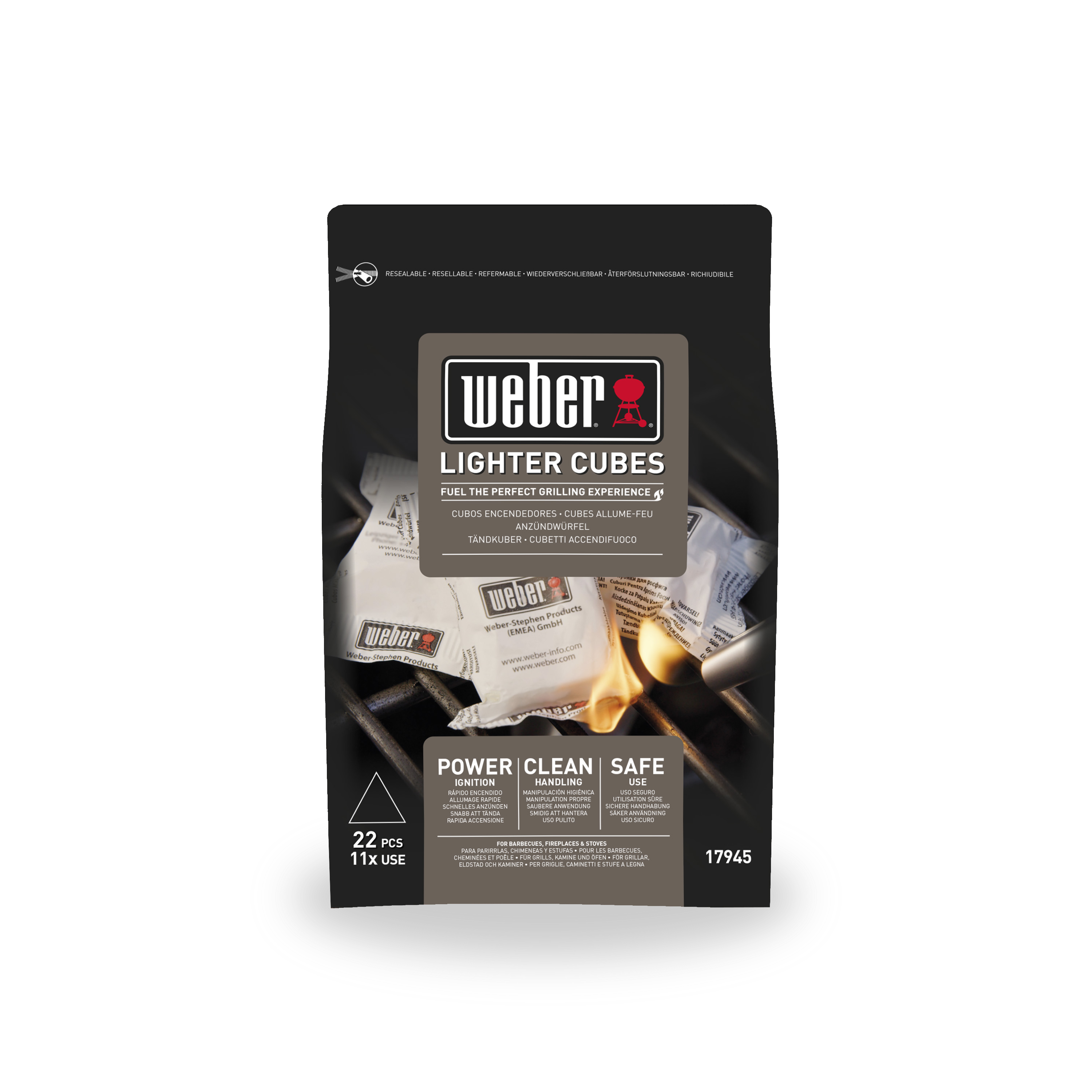 Weber Anzündwürfel 22 Stück/Packung