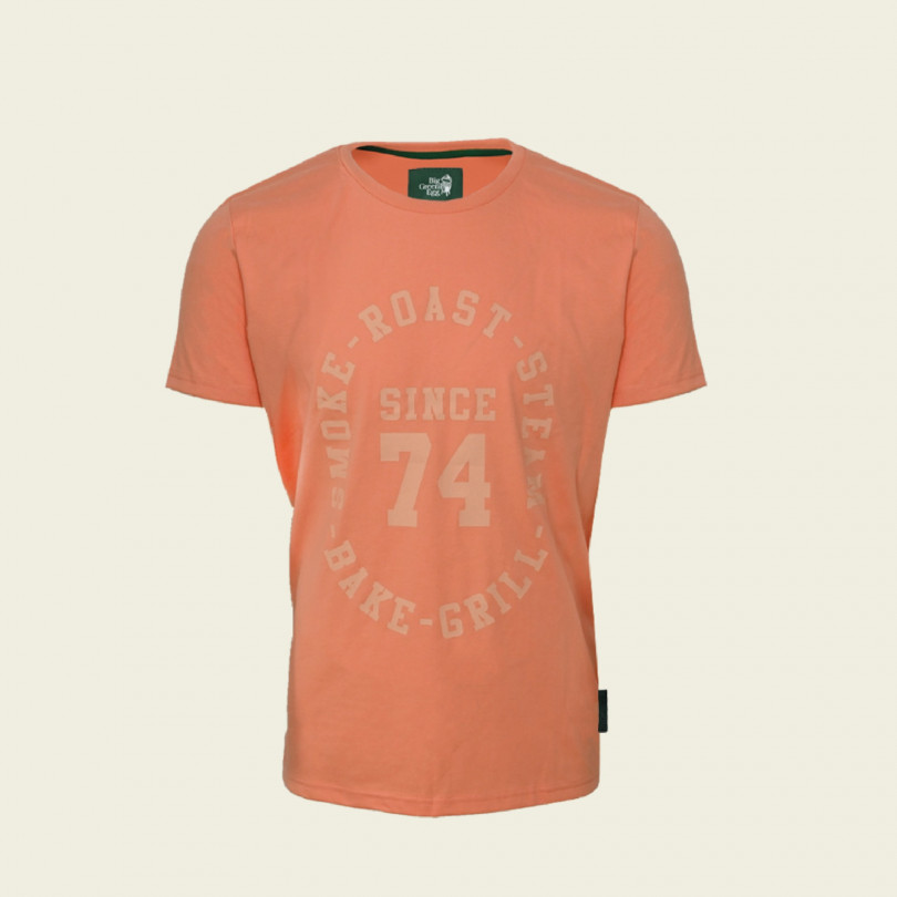 Big Green Egg T-Shirt - Since 74 - Peach/Salmon