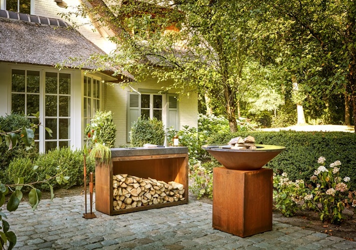 OFYR Plancha Grill Classic Corten 85 AUSSTELLUNGSSTÜCK Selbstabholung
