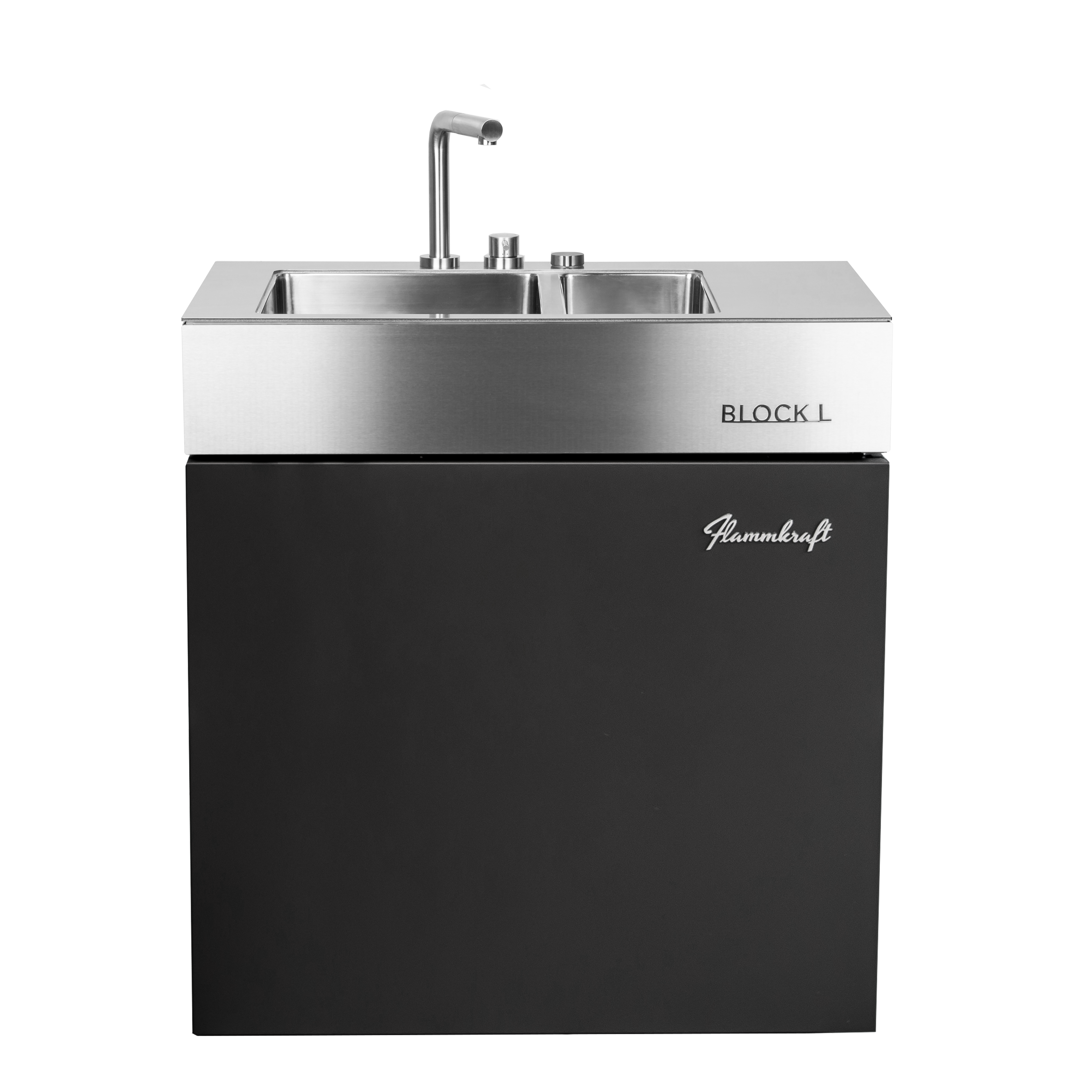 Flammkraft Outdoor Modul Block L Waschbecken