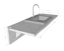 Vorschaubild WWOO Designbeton-Outdoorküche Mario