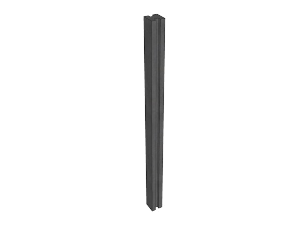 WWOO Beton-Mittelpfosten, anthrazit 275x11,5x11,5 cm