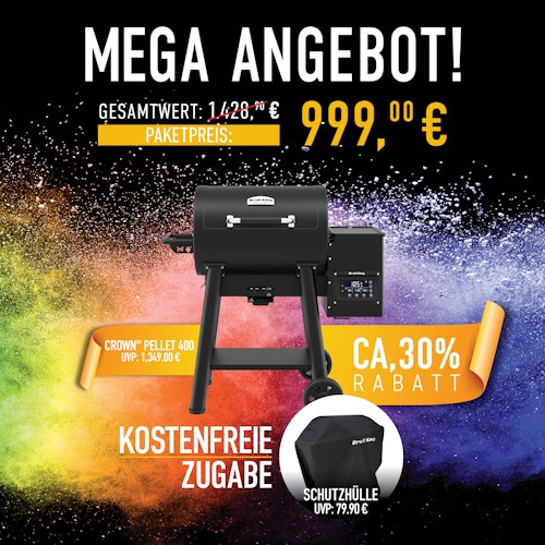 Broil King Pelletgrill CROWN PELLET 400 inkl. Schutzhülle