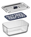 Vorschaubild WMF Frischhalte- und Serviersystem-Set 3-teilig Top Serve mit Abtropfgitte