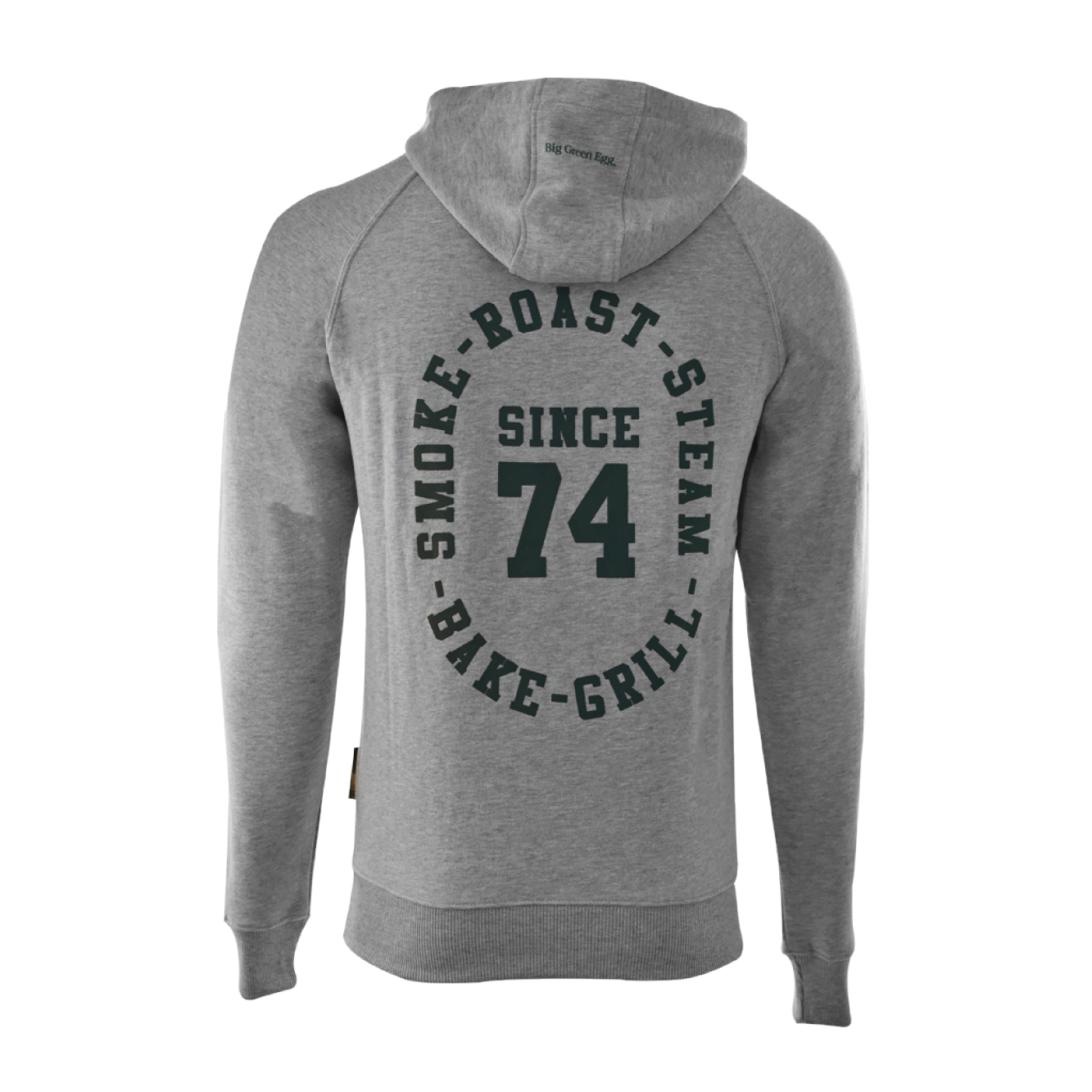 Big Green Egg Hoodie - Since 74 - Grau/Grün