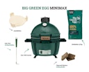 Vorschaubild Big Green Egg Kamado Grill MINIMAX Starter Set inkl. 2x 4,5 kg naturbelassene Holzkohle