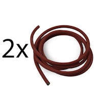 Silikonkabelset (2 x 3 Meter) für den Anschluss von Karibu/Weka 4,5/7,5/9 kW Bio-Öfen mit externer Steuerung