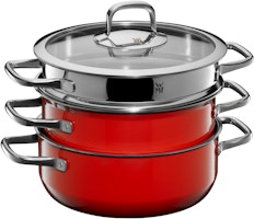WMF Topf-Set Fuisontec Compact Red 3-tlg.