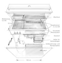 Vorschaubild Flammkraft Gasgrill BLOCK D (Gen.5)