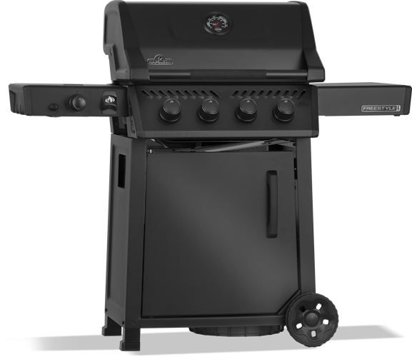 Napoleon Phantom Freestyle PRO 425, mit Edelstahl Rosten und Tür, Mattschwarz