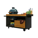 Vorschaubild OFYR Kamado Table Black 135 PRO Teakholz BGE