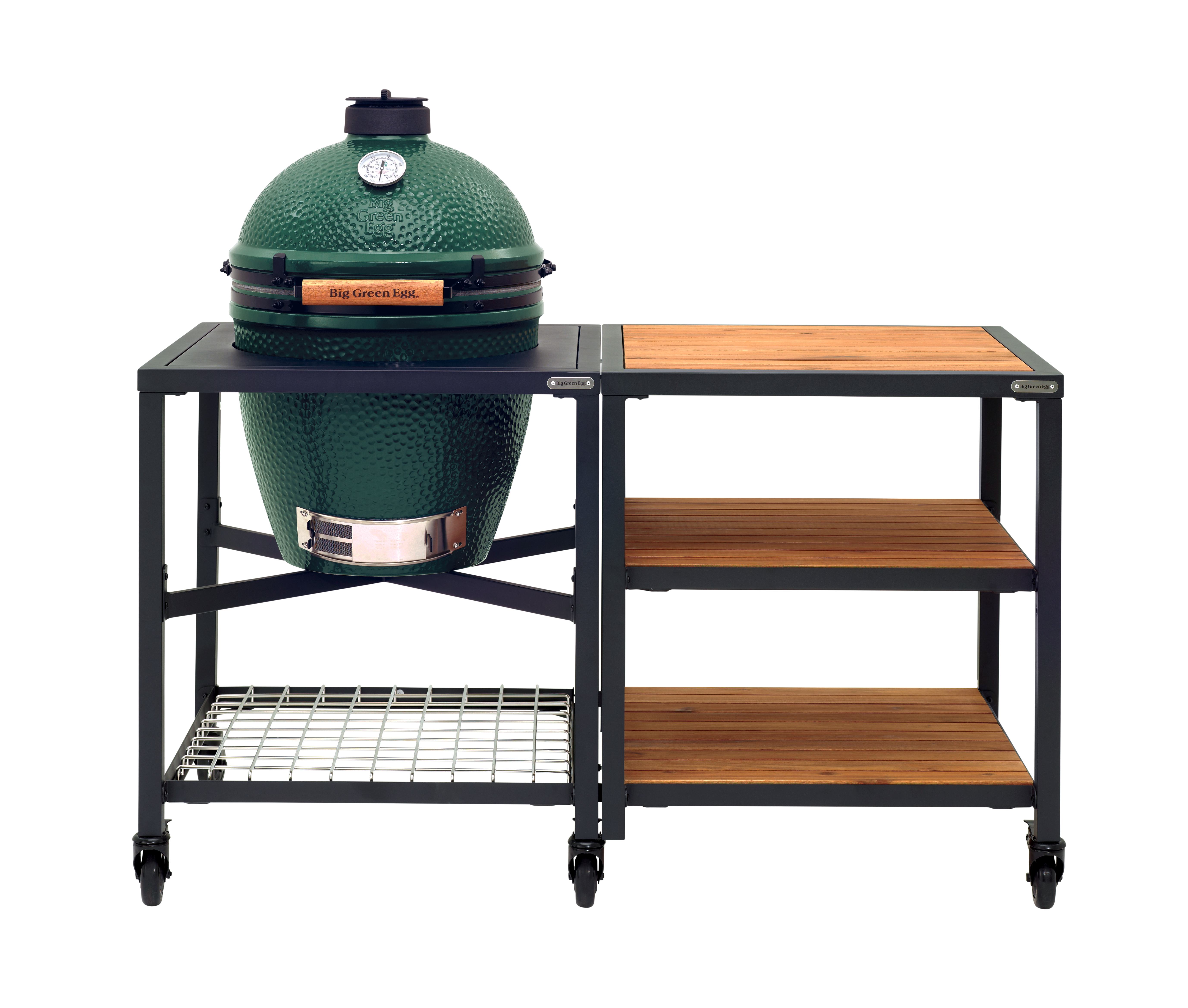 Big Green Egg Modulare Außenküche LARGE mit Erweiterungstisch