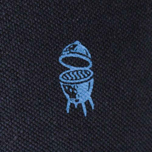 Big Green Egg Golf Poloshirt - Männer - Blau
