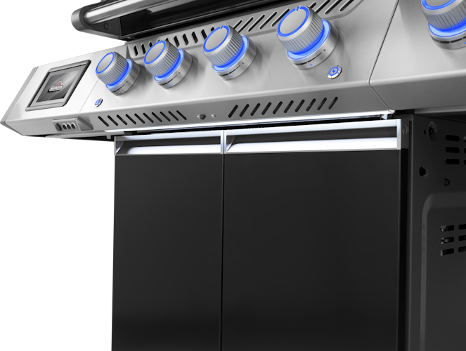 Napoleon Prestige PRO 500, Connected, Schwarz, inkl. Drehspieß