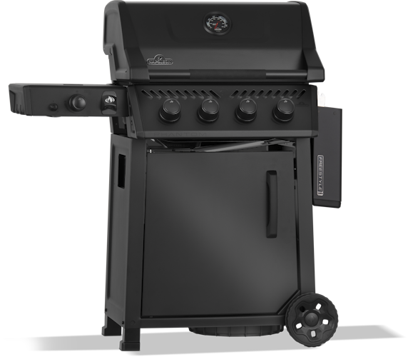 Napoleon Phantom Freestyle PRO 425, mit Edelstahl Rosten und Tür, Mattschwarz