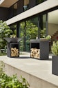 Vorschaubild OFYR Butcher Block Storage 90 Black Keramik Dunkelgrau