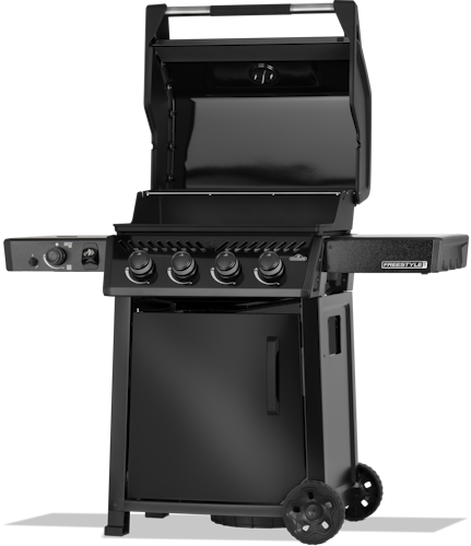 Napoleon Freestyle PRO 425, 4 Hauptbrenner, SIZZLE ZONE Seitenbrenner und Tür, Schwarz