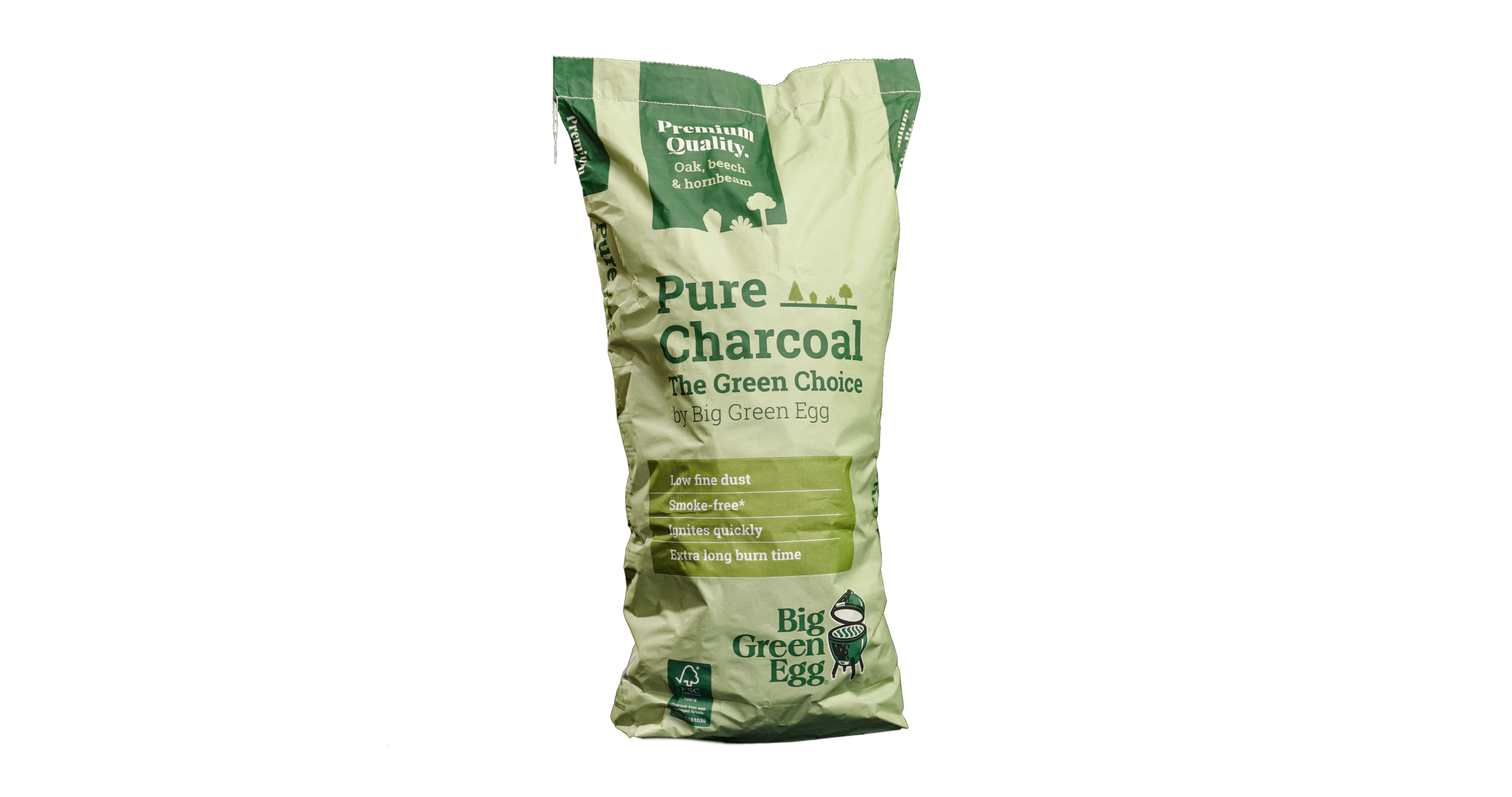Big Green Egg Holzkohle Pure Charcoal - The Green Choice 9 kg