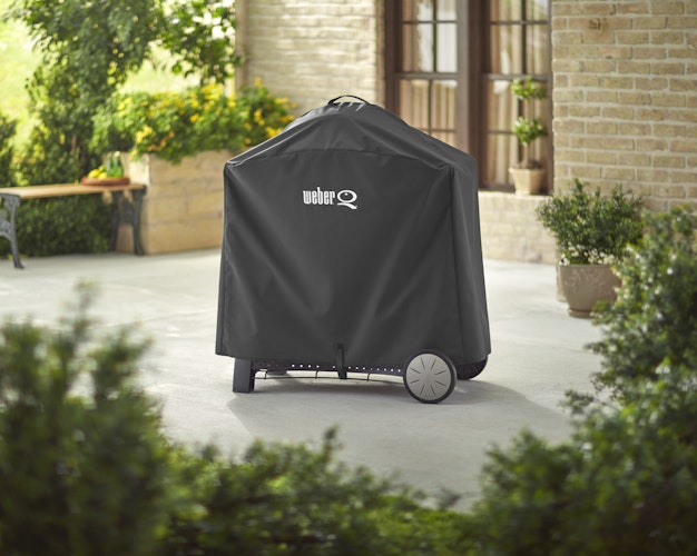 Weber Premium Abdeckhaube - für Q Serie mit Premium Rollwagen