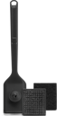 Vorschaubild Napoleon Essential Grillbürste mit Edelstahlkopf und Schrubpad