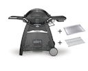 Vorschaubild Weber Gasgrill Q 3200 mit Rollwagen - Black inklusive Hitzeschild und Bratenrost