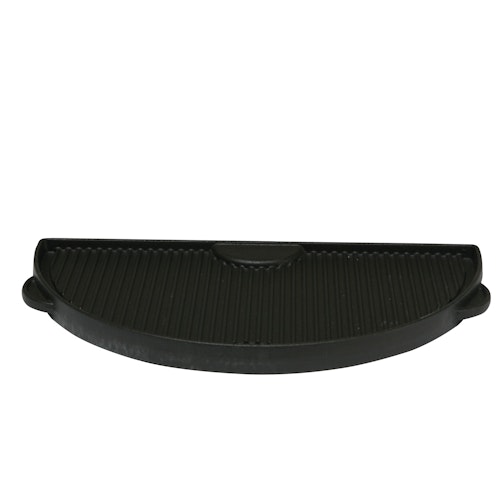 Grill Guru halbe Gusseisen-Plancha geriffelt Large 42 cm