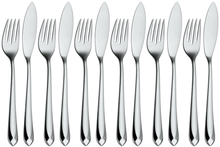 WMF Fischbesteck-Set 12-teilig Jette Cromargan protect®