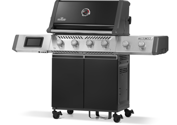 Napoleon Prestige PRO 500, Connected, Schwarz, inkl. Drehspieß