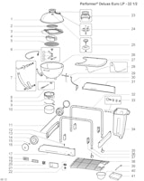 Weber Performer Deluxe Blk Gourmet (Export)