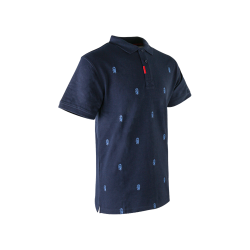 Big Green Egg Golf Poloshirt - Männer - Blau
