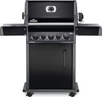 NAPOLEON Gasgrill ROGUE 425 mit Heck- und Seitenbrenner, Schwarz, inkl. Drehspieß