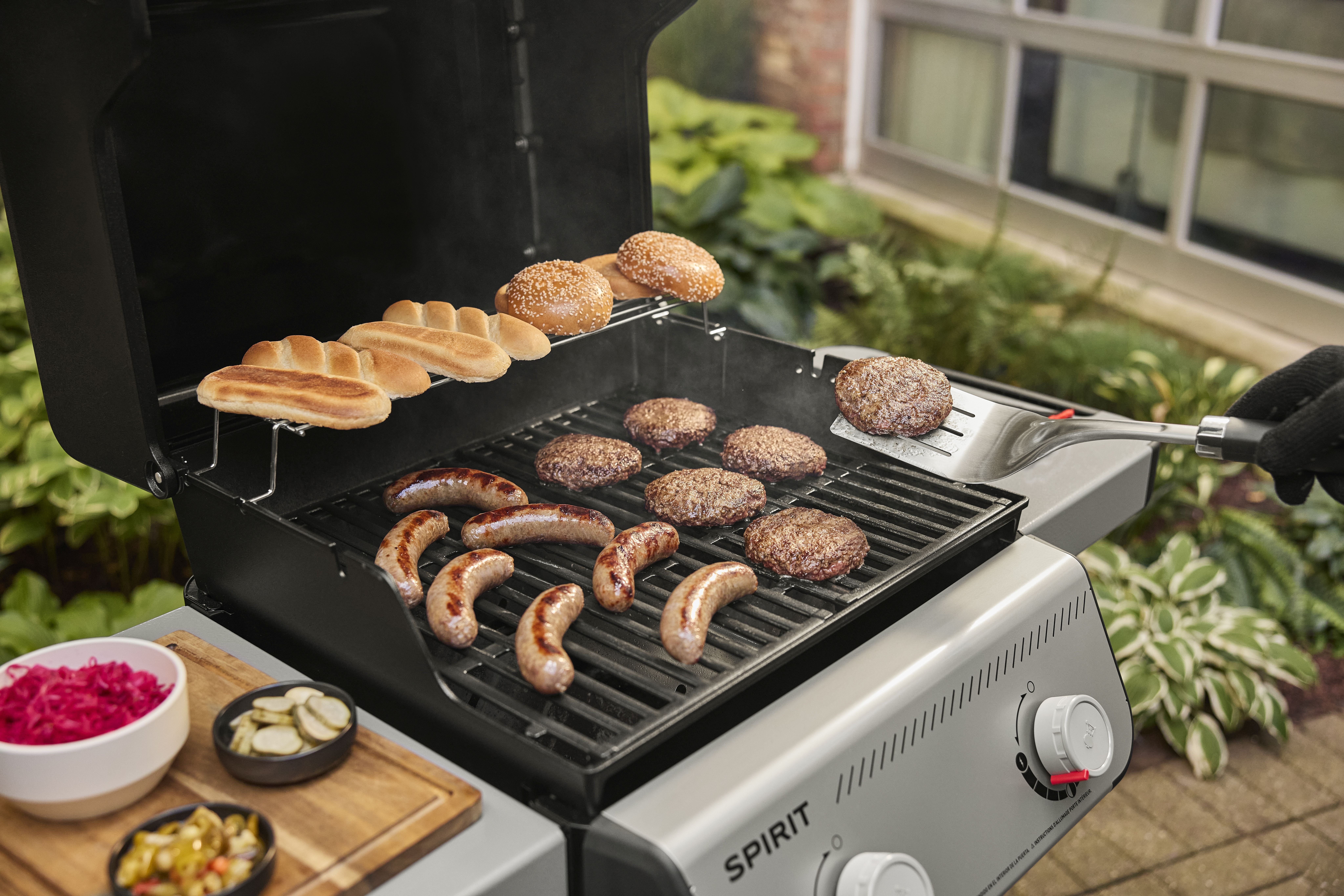 GasSaf Aromasterstangen Ersatz Für Weber Spirit E210/200 – 3 Stück, 53,8 Cm, Emailliert