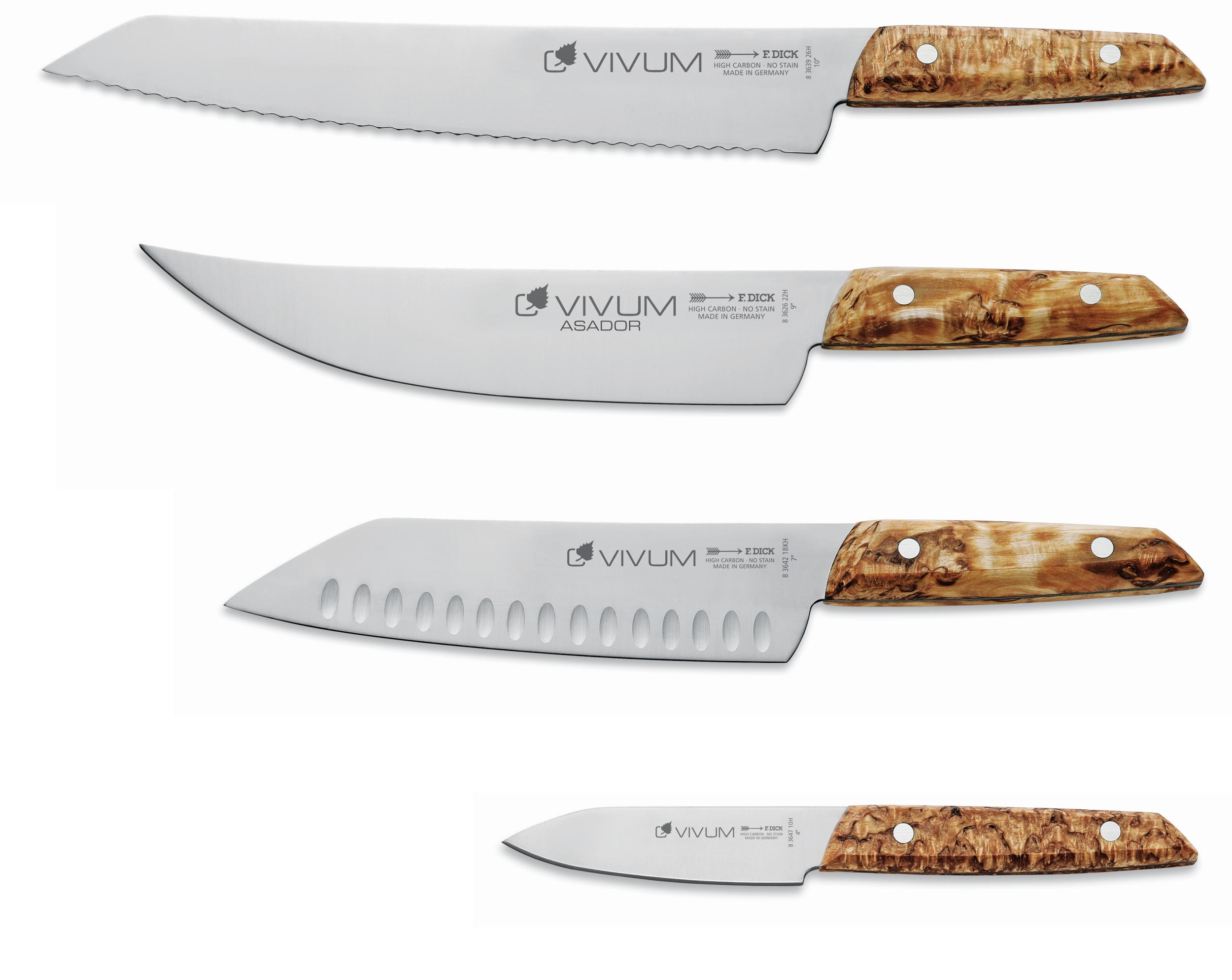 DICK VIVUM Messerset 4-teilig