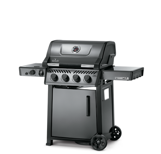NAPOLEON Gasgrill FREESTYLE 425, 4 Hauptbrenner, mit Sizzle Zone Seitenbrenner, Graphit