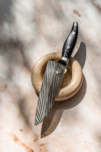KAI Brotmesser SHUN NAGARE BLACK 9" (23,0 cm)