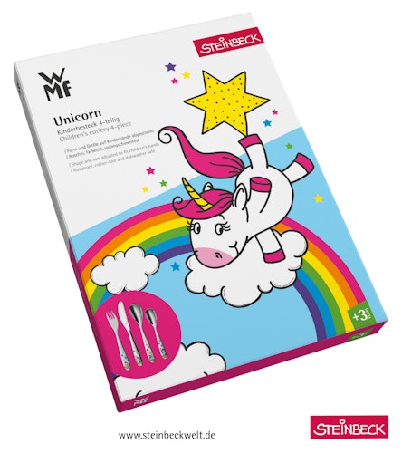 WMF Kinderbesteck 4-teilig Unicorn / Einhorn