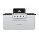 Vorschaubild Broil King Einbau-Gasgrill REGAL 420 inkl. Schutzhülle, Pizzastein-Set und Pizzaschneider