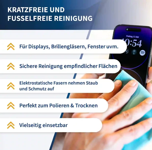 McBrikett Mikrofasertuch Suede 35 x 35 cm - Gewicht 200 gr/qm